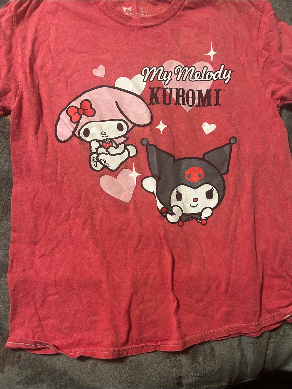 Sanrio My Melody & Kuromi Red Graphic Tee